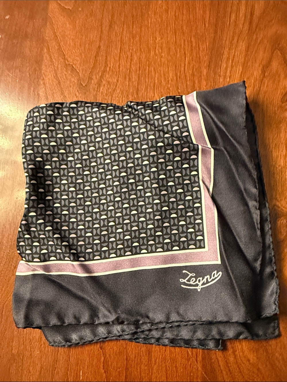 LIMITED EDITION ERMENEGILDO ZEGNA SILK MADE IN ITALY POCKET SQUARE HANDKERCHIEF